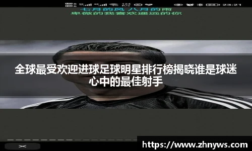全球最受欢迎进球足球明星排行榜揭晓谁是球迷心中的最佳射手
